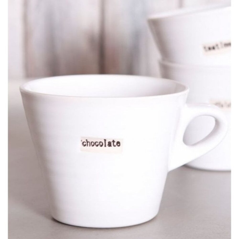 Broste Copenhagen White Mug ‘Chocolate’ for Tea Coffee